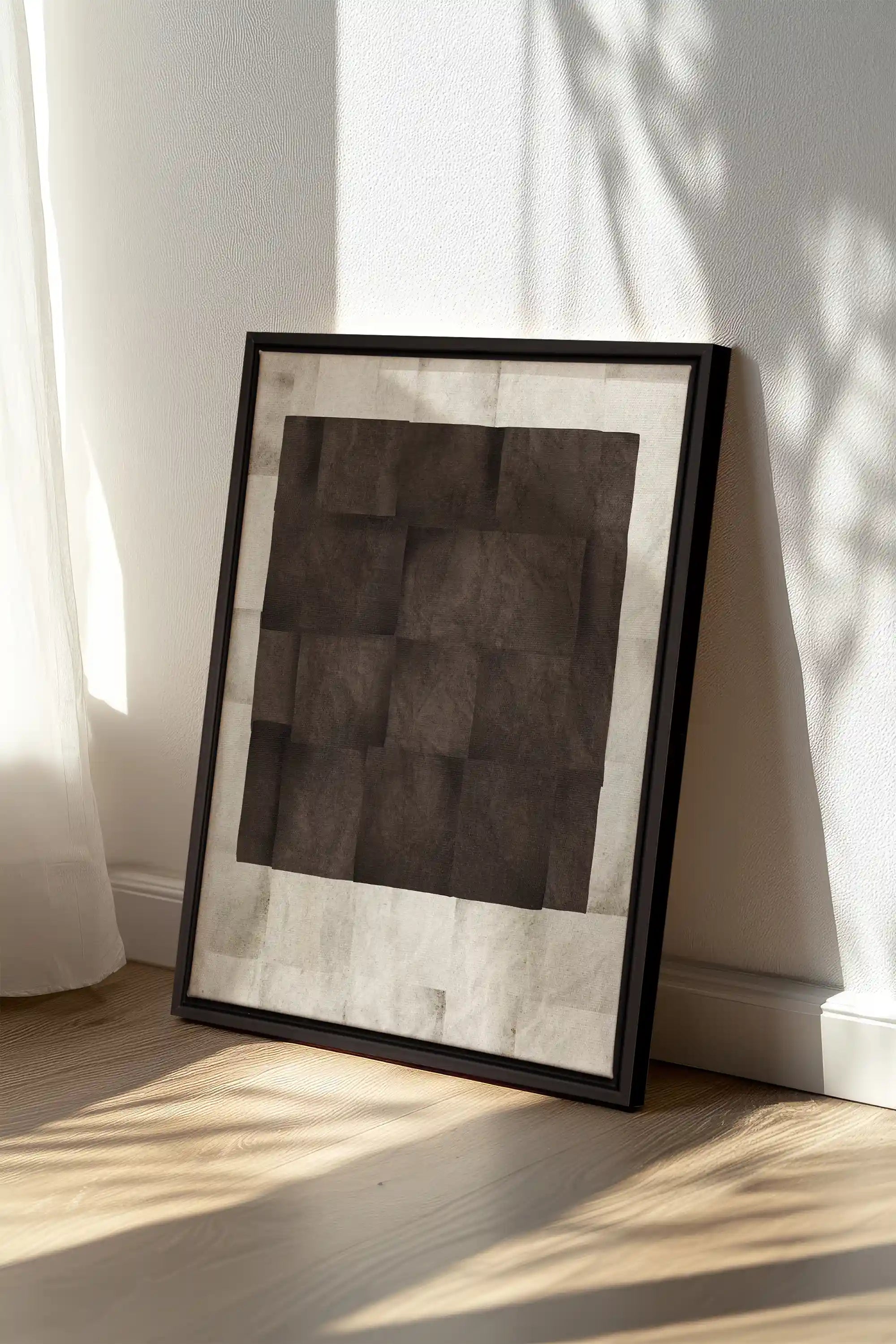GENESIS, Oeuvre sur toile étirée, encadré Noir