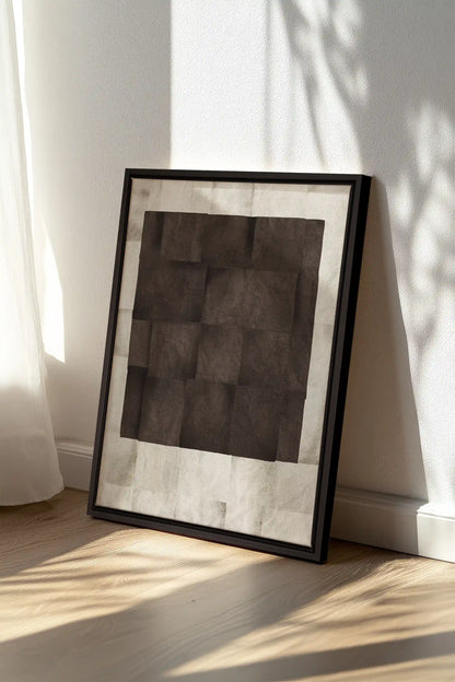 GENESIS, Oeuvre sur toile étirée, encadré Noir