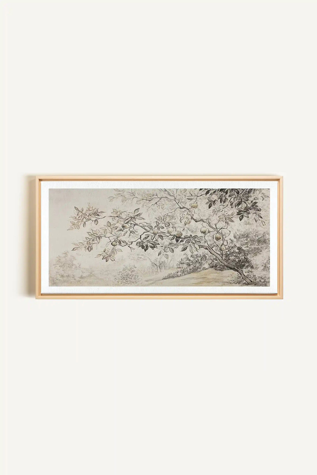 GOLDEN HARVEST, Oeuvre sur toile étirée, encadré Naturel Clair