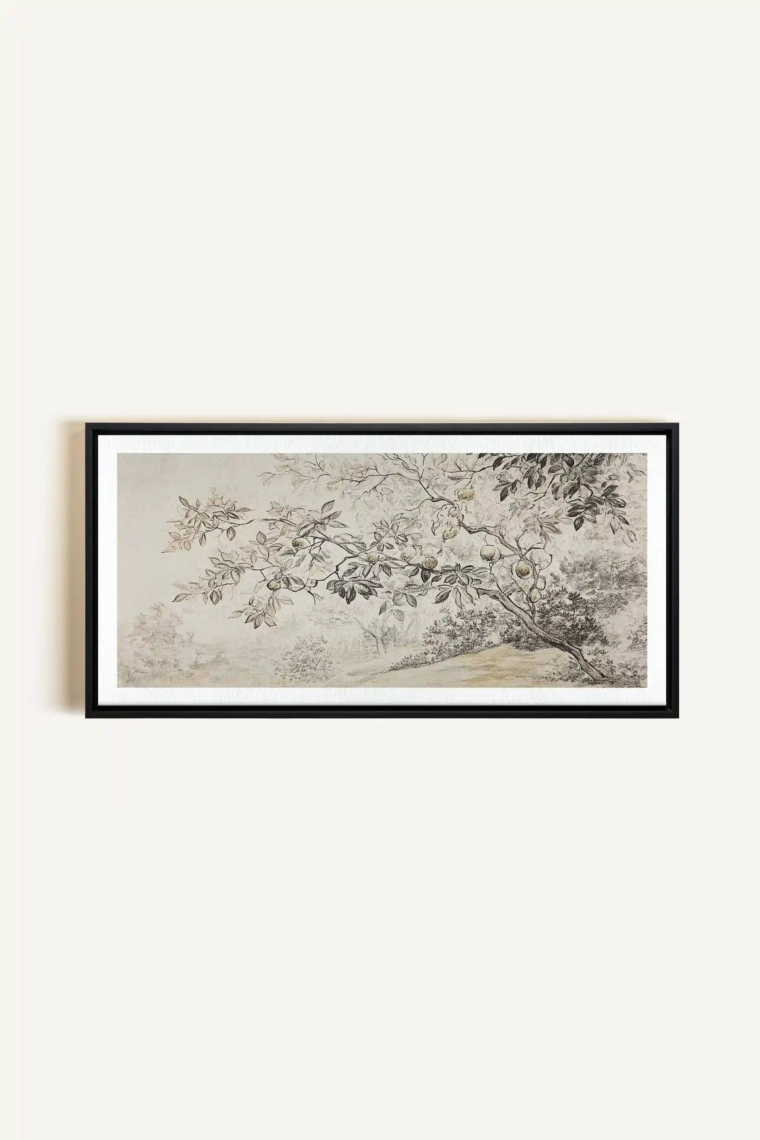 GOLDEN HARVEST, Oeuvre sur toile étirée, encadré Noir