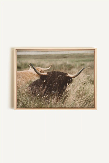 HIGHLAND SPIRIT, Oeuvre sur toile étirée, encadré Naturel Clair