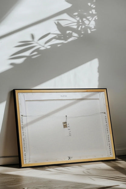ÉTUDE ÉQUESTRE, Oeuvre sur toile étirée, encadré Naturel Clair