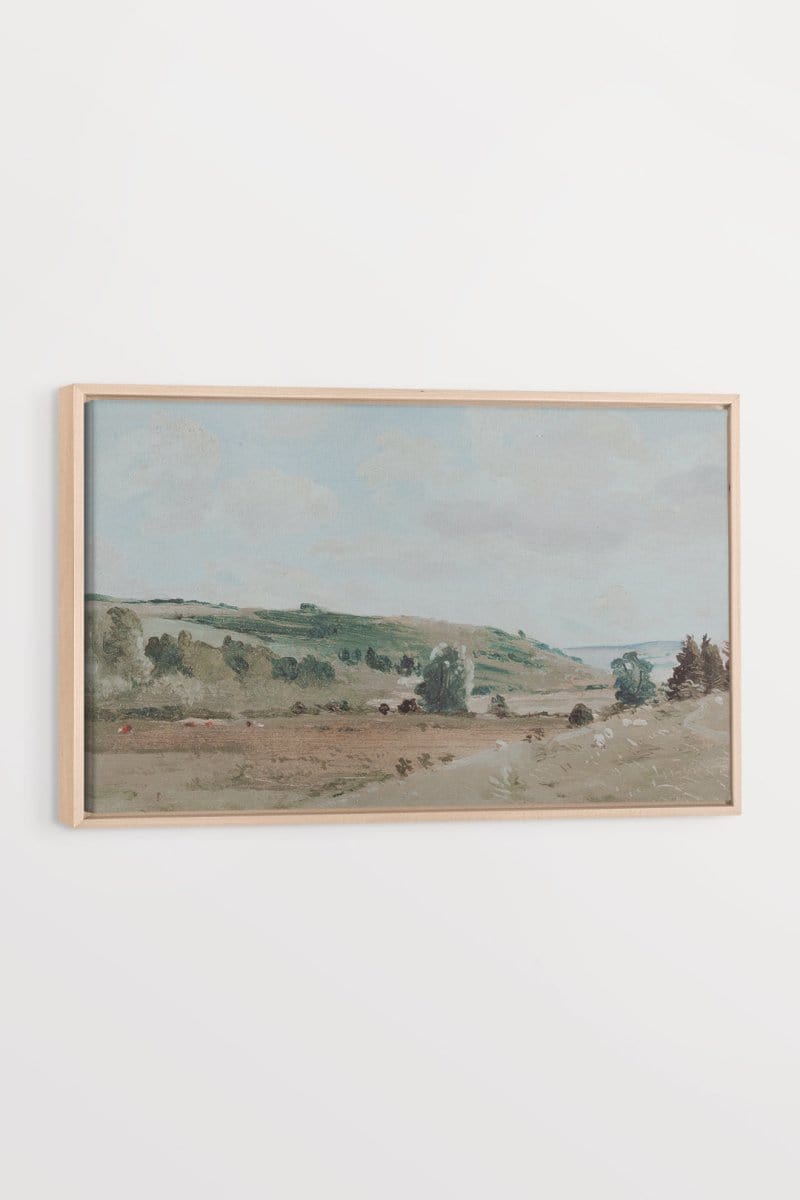 HILLSIDE, Oeuvre sur toile étirée