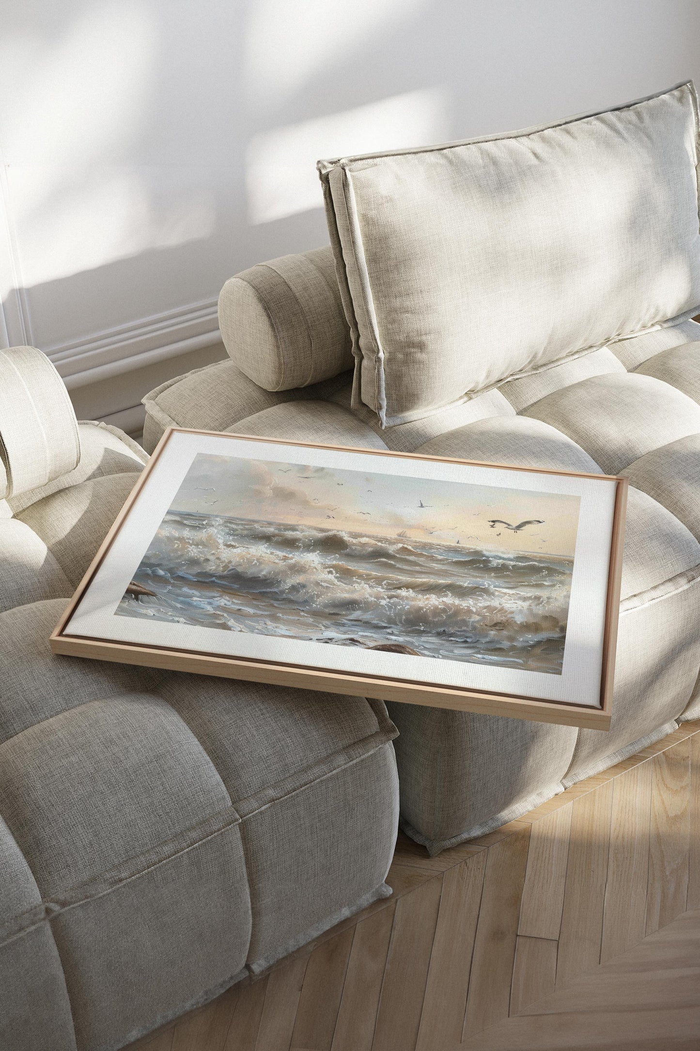 JOURNEY OF WAVES, Work on stretched canvas