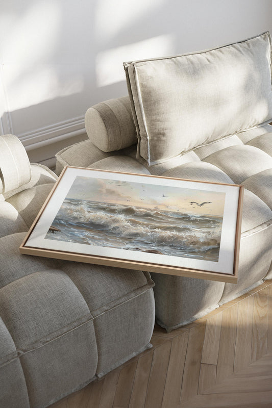 JOURNEY OF WAVES, Work on stretched canvas