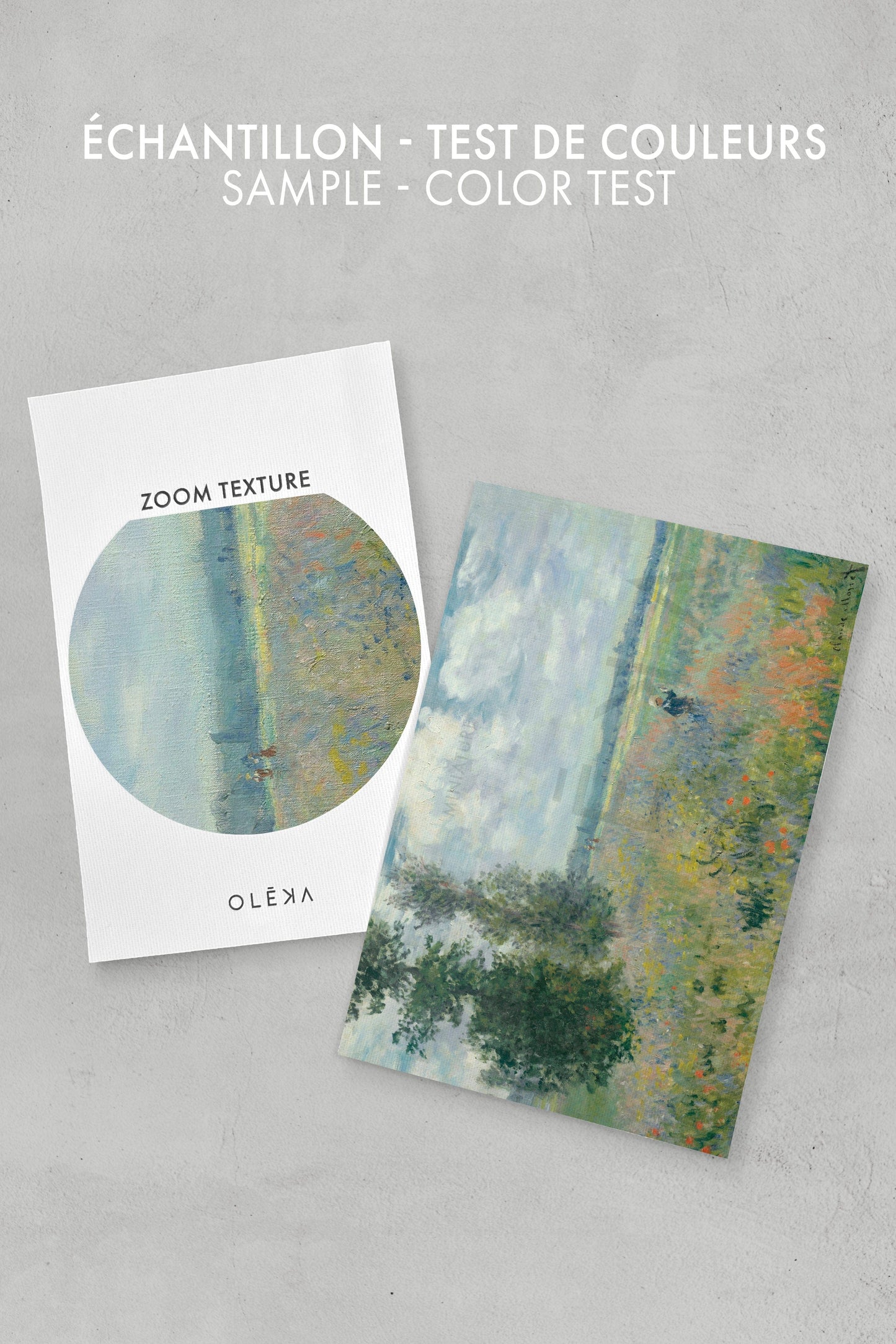 JOY, printed canvas