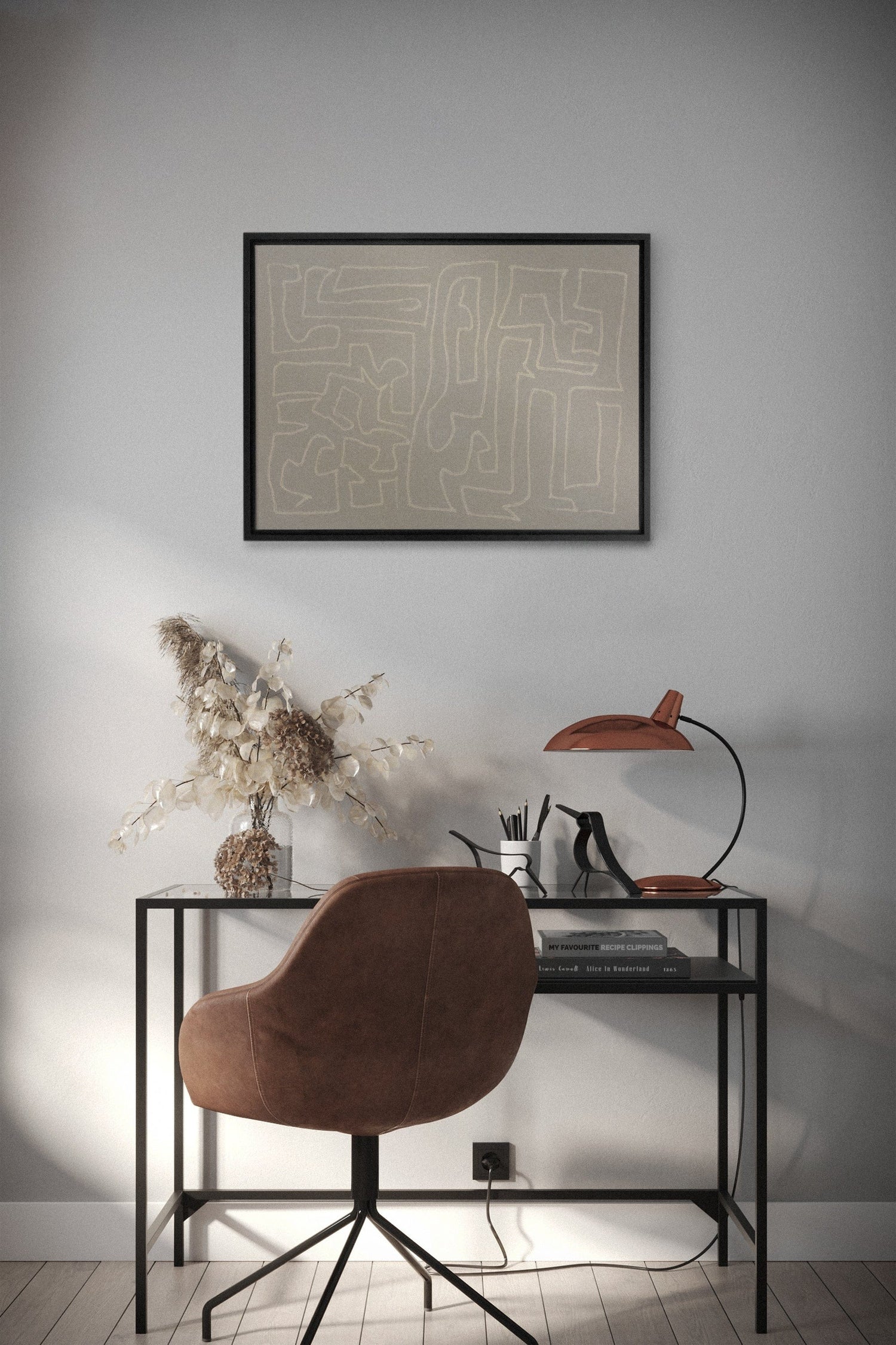 LOST, Oeuvre sur toile étiré