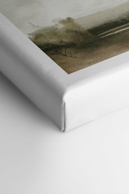 Misty morning, Oeuvre sur toile étiré