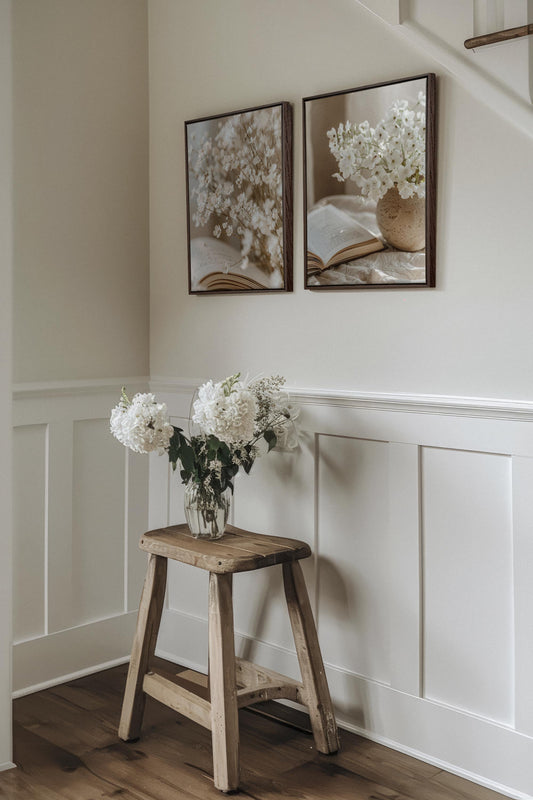 TIMELESS BEAUTY DUO (2 works on stretched canvas)