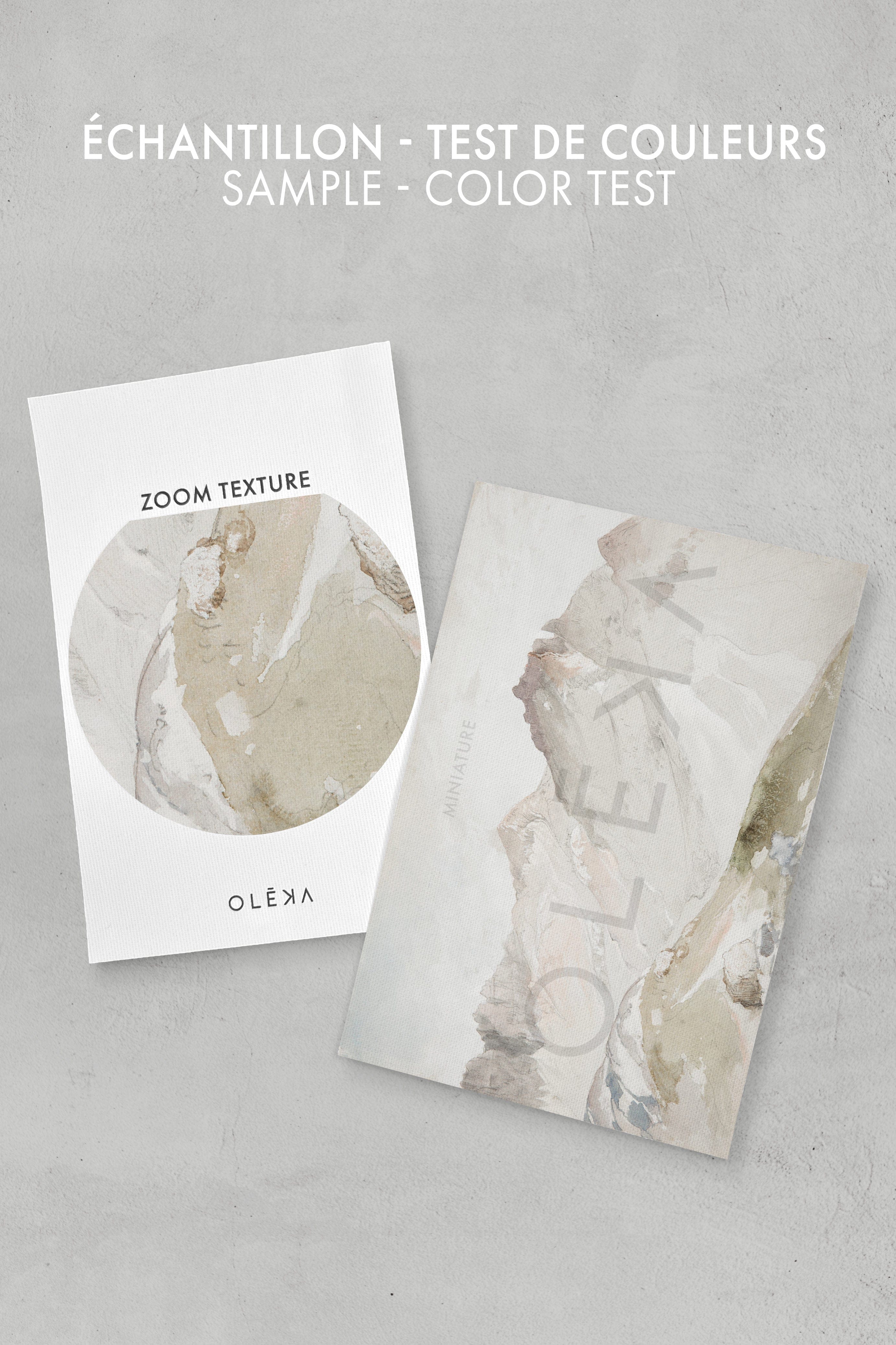 OLEKA CANVAS - MOUNTAIN VIEW, Oeuvre sur toile étirée, encadré Noir