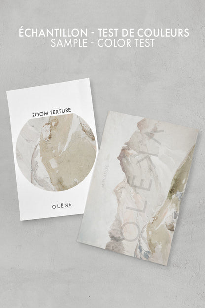 OLEKA CANVAS - MOUNTAIN VIEW, Oeuvre sur toile étirée, encadré Noir