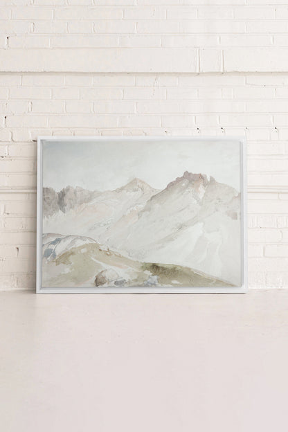 MOUNTAIN VIEW, Work on stretched canvas