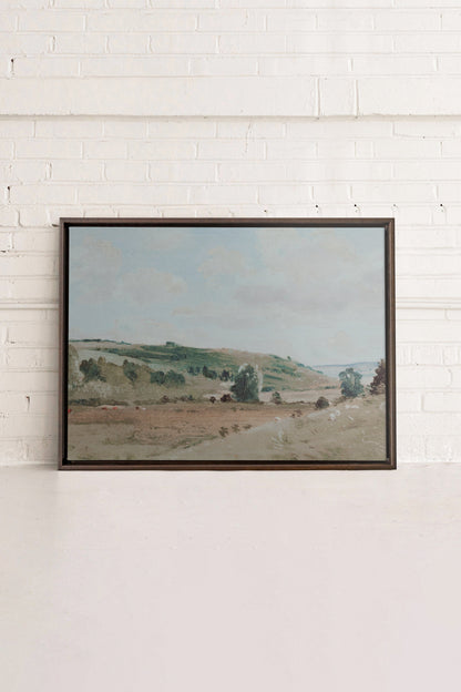 HILLSIDE, printed canvas