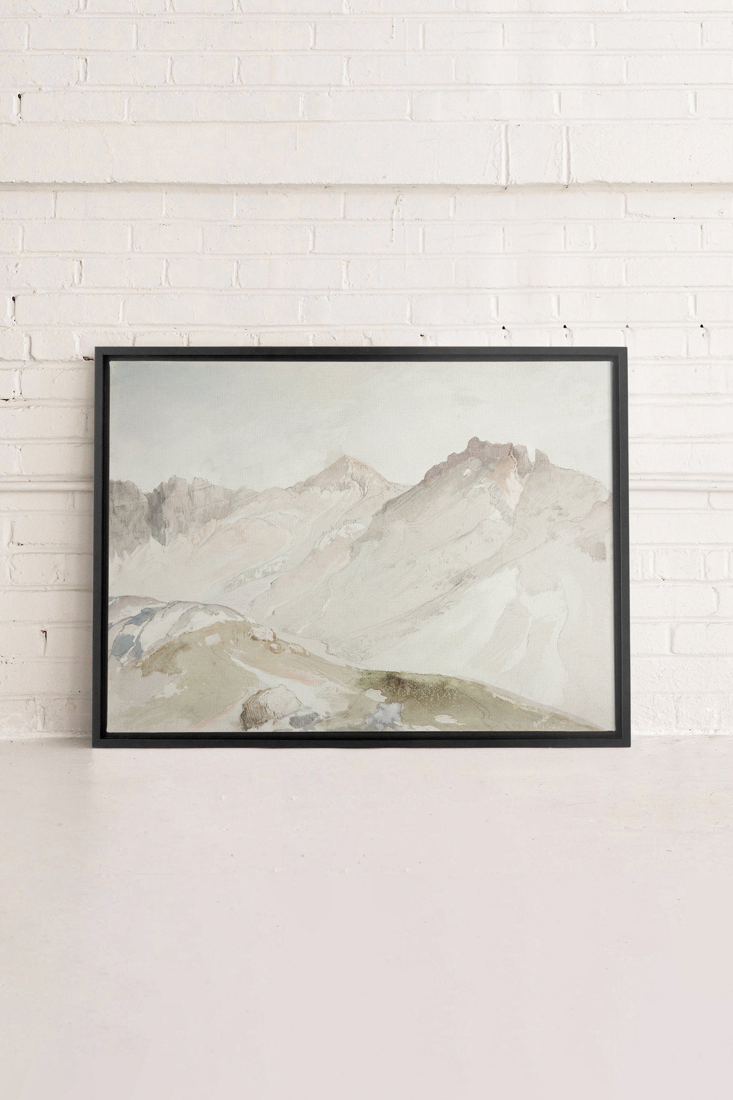 MOUNTAIN VIEW, Work on stretched canvas