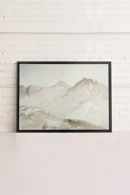 MOUNTAIN VIEW, Work on stretched canvas