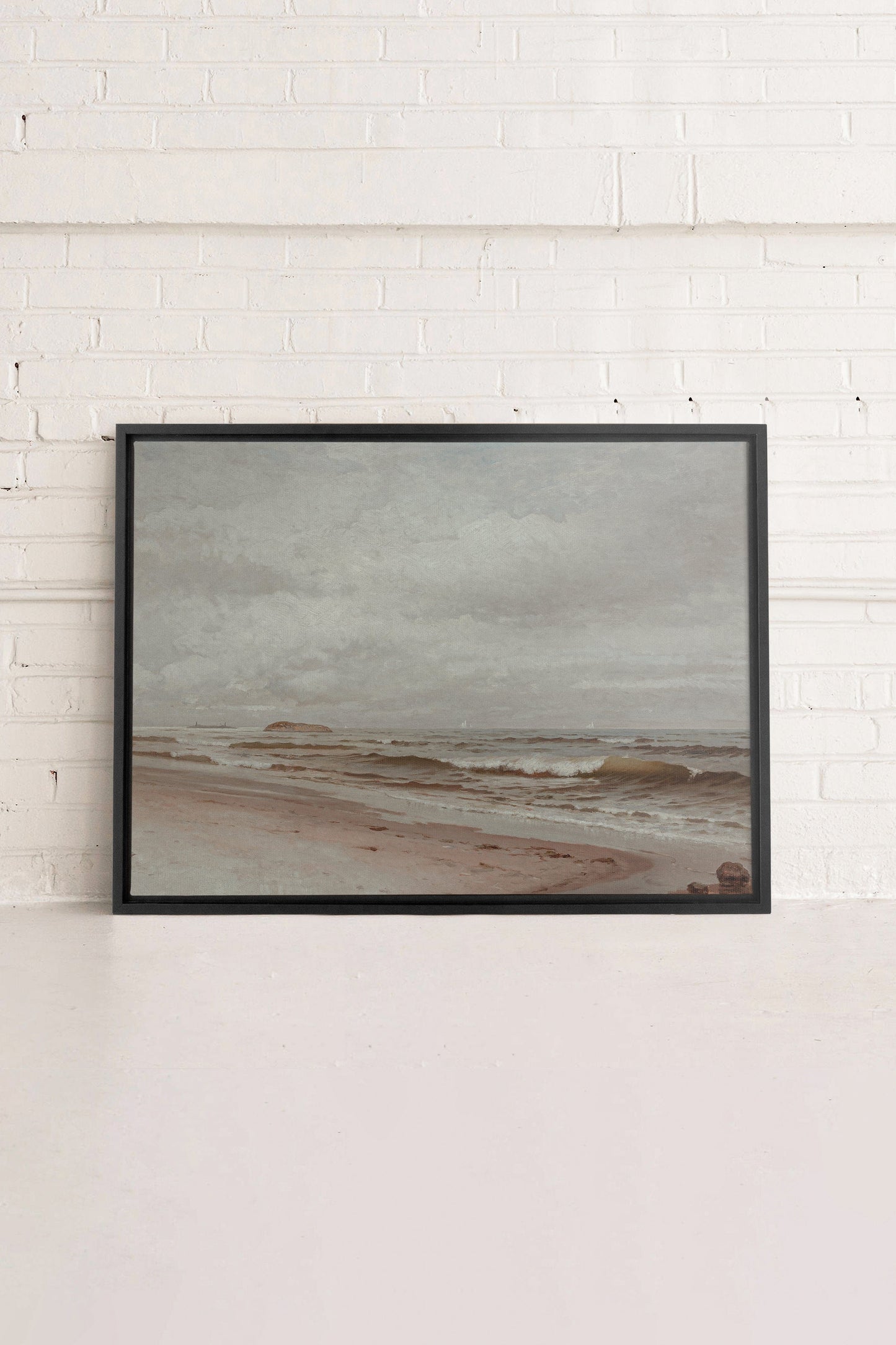 LONG WAVES, printed canvas
