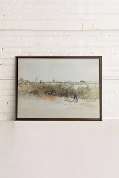 VINTAGE FARMHOUSE II, Work on stretched canvas