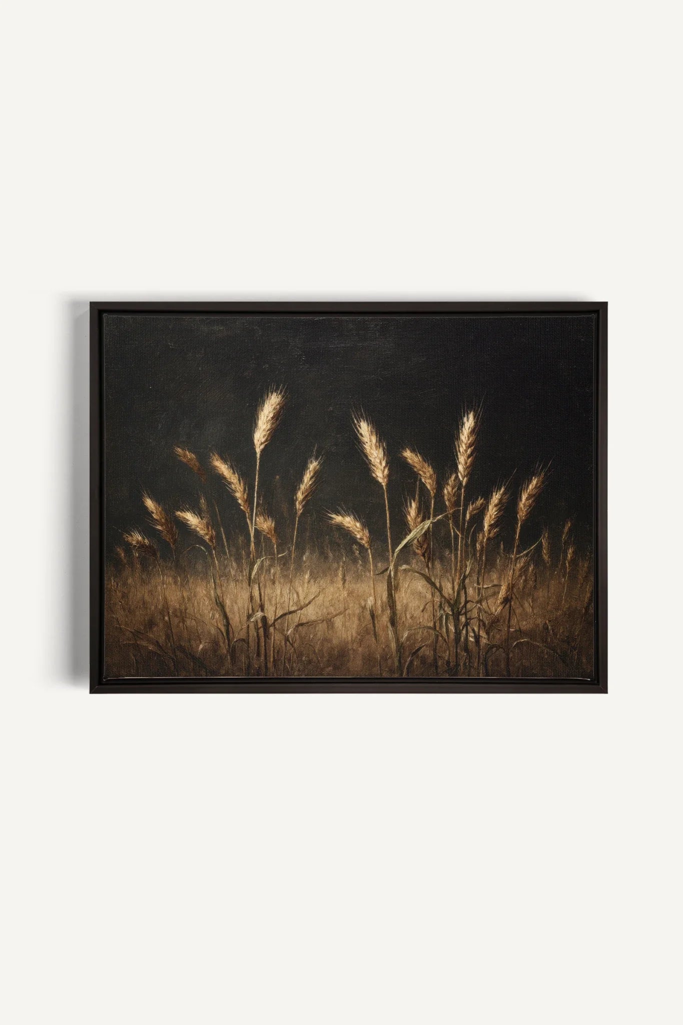 TWILIGHT FIELDS, Oeuvre sur toile étirée, encadré Noir