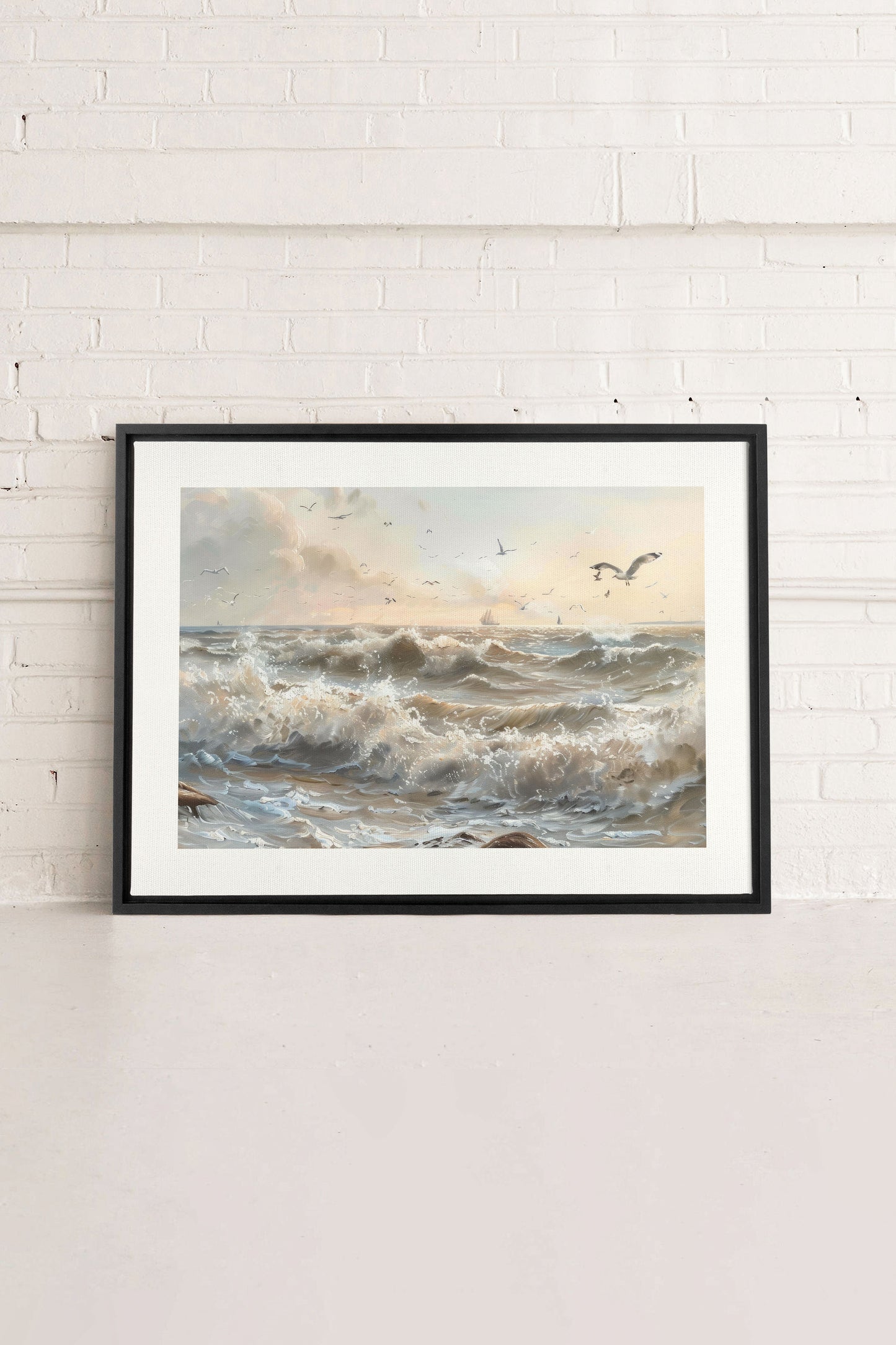JOURNEY OF WAVES, Work on stretched canvas