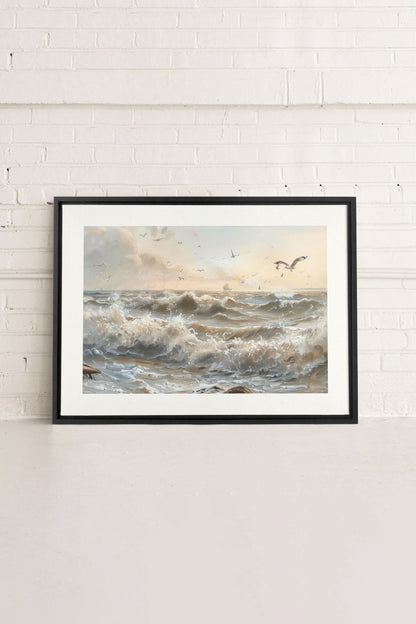 JOURNEY OF WAVES, Work on stretched canvas