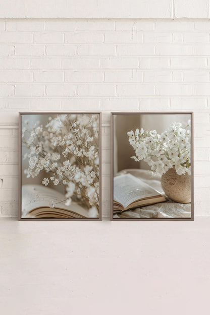 TIMELESS BEAUTY DUO (2 works on stretched canvas)