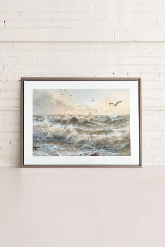 JOURNEY OF WAVES, Work on stretched canvas