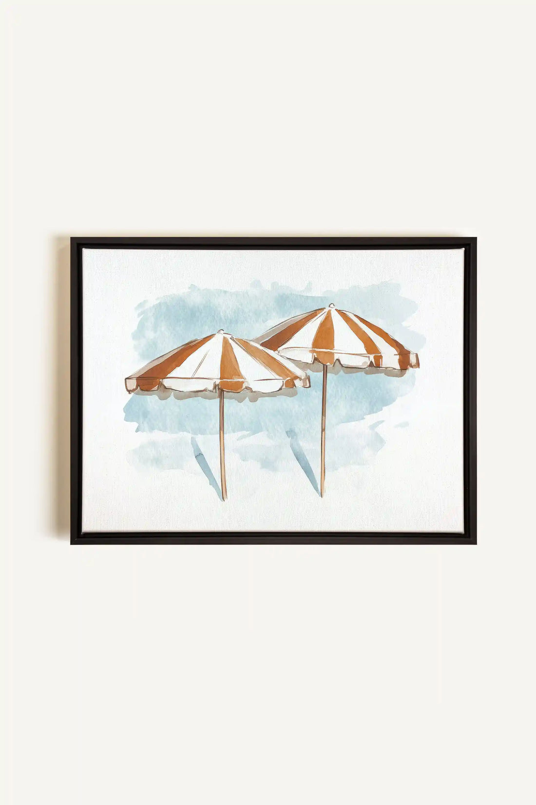 OCEAN SHADE, Oeuvre sur toile étirée, encadré Noir