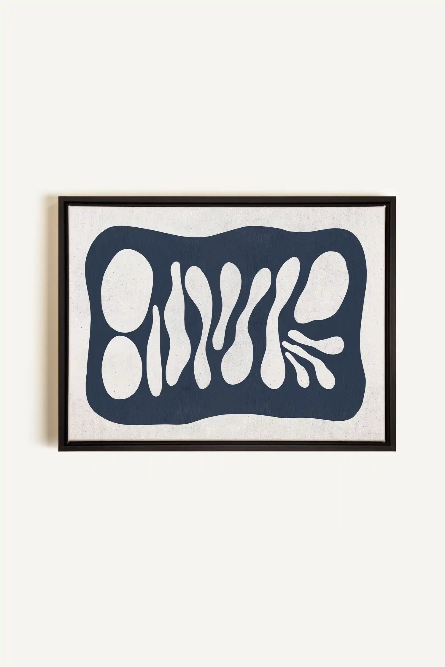 ONDE CRÉATIVE, Artwork on stretched canvas, framed in black