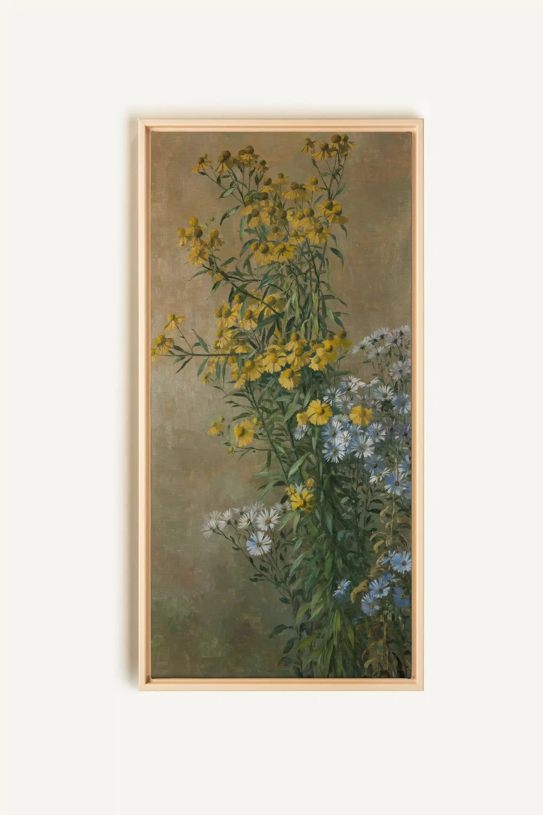 OR DES CHAMPS, Artwork on stretched canvas, framed Natural Light