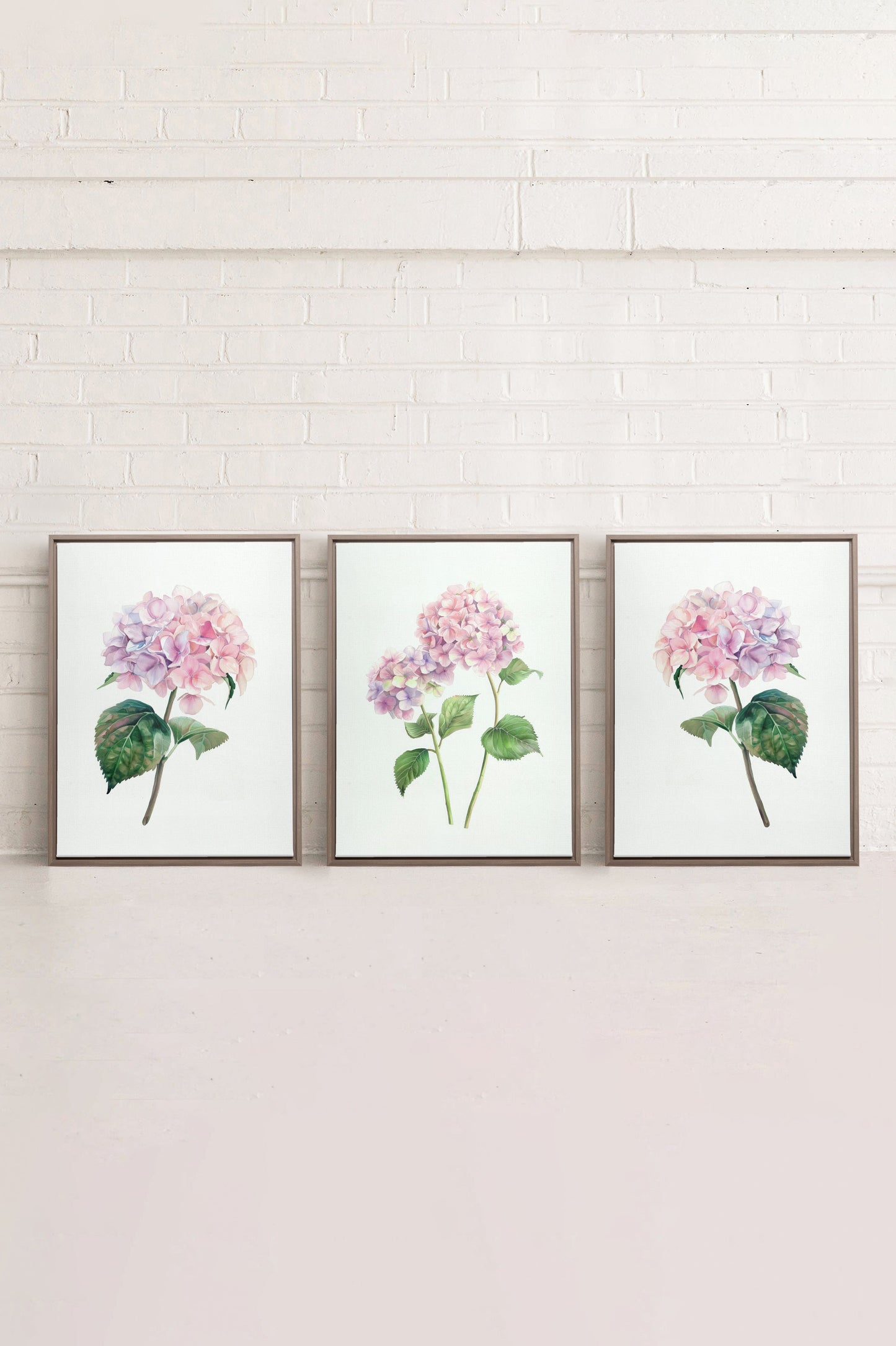 BLOSSOMING TRIO (3 works on stretched canvas)