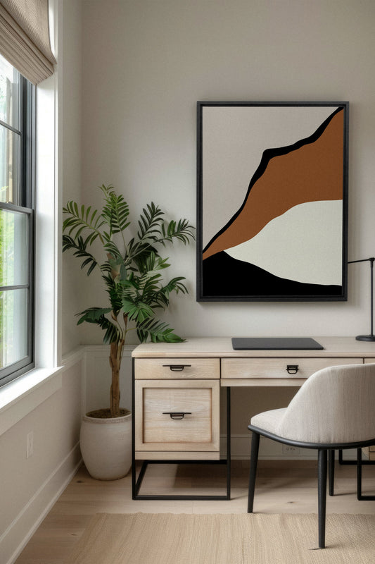PALETTE ÉBÈNE, Work on stretched canvas