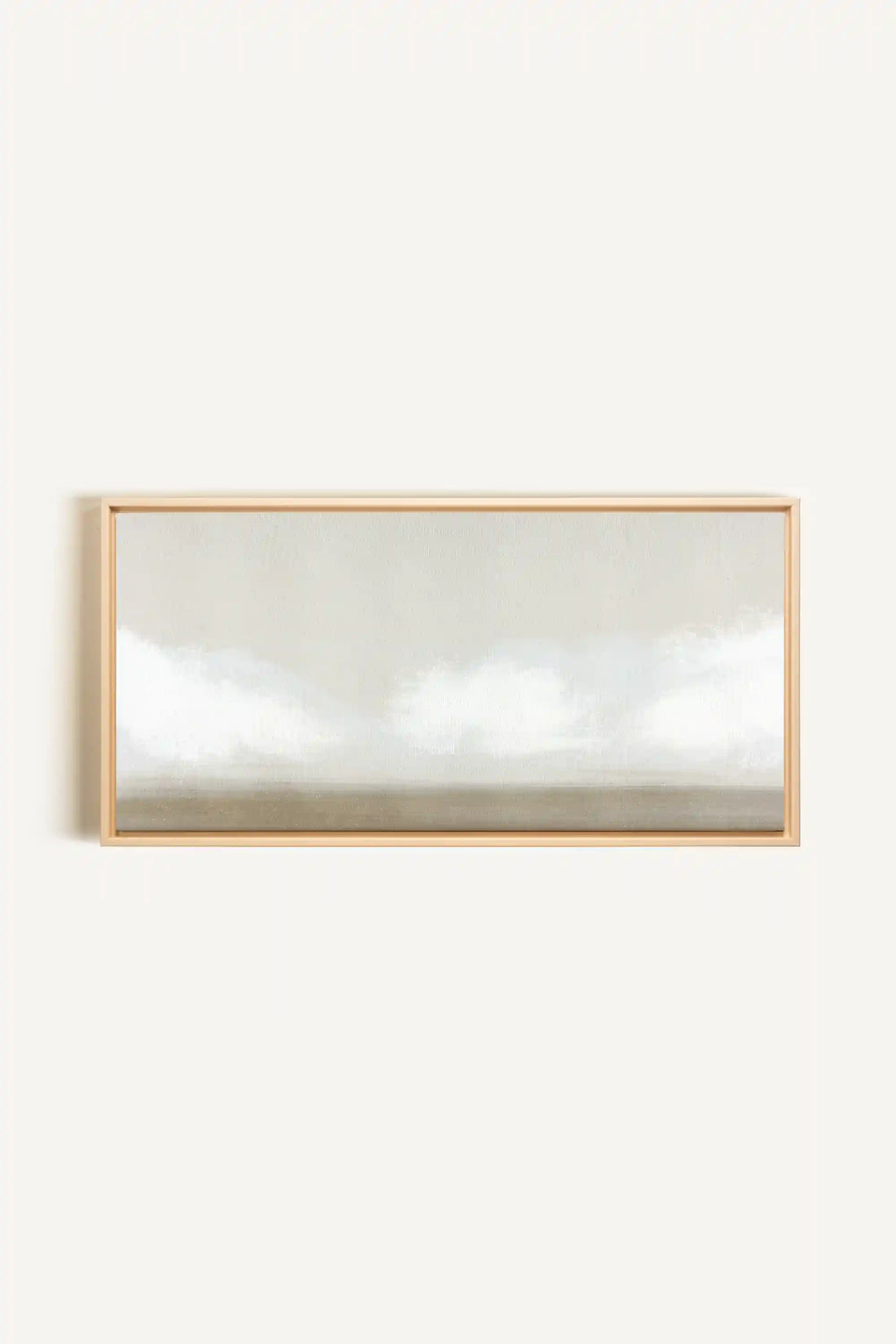 OPEN SKY, Work on stretched canvas, framed Naturel Clair