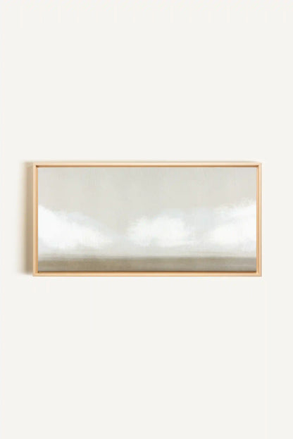 OPEN SKY, Oeuvre sur toile étirée, encadré Naturel Clair