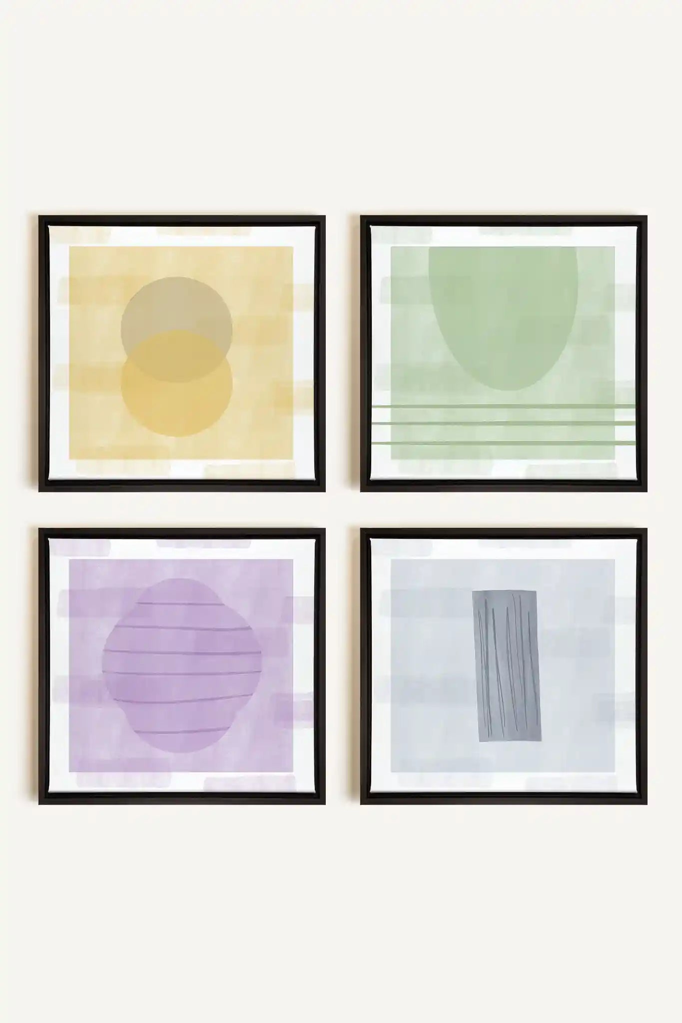 QUATUOR PASTEL,Ensemble (4+), encadré Noir