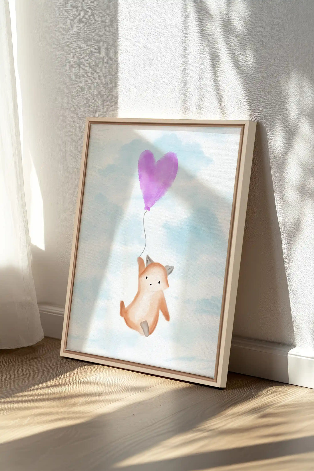 RENARD, Artwork on stretched canvas, framed Natural Light