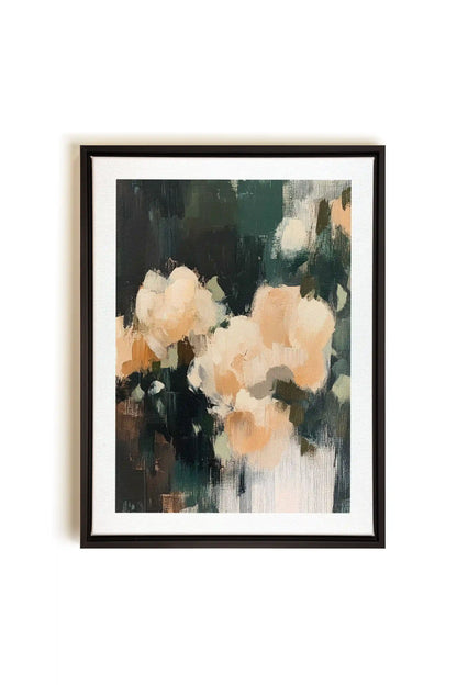 RÊVES PASTELS, Oeuvre sur toile étirée, encadré Noir