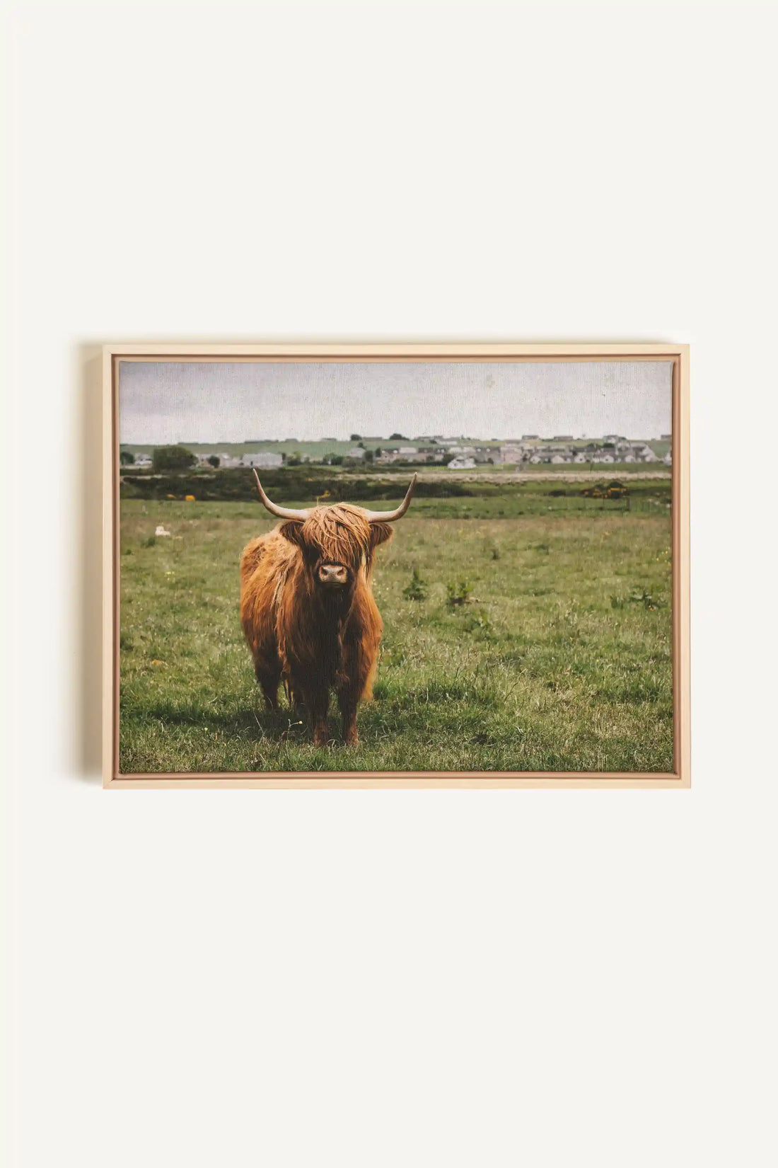 RUSTIC LEGEND, Artwork on stretched canvas, framed Natural Light