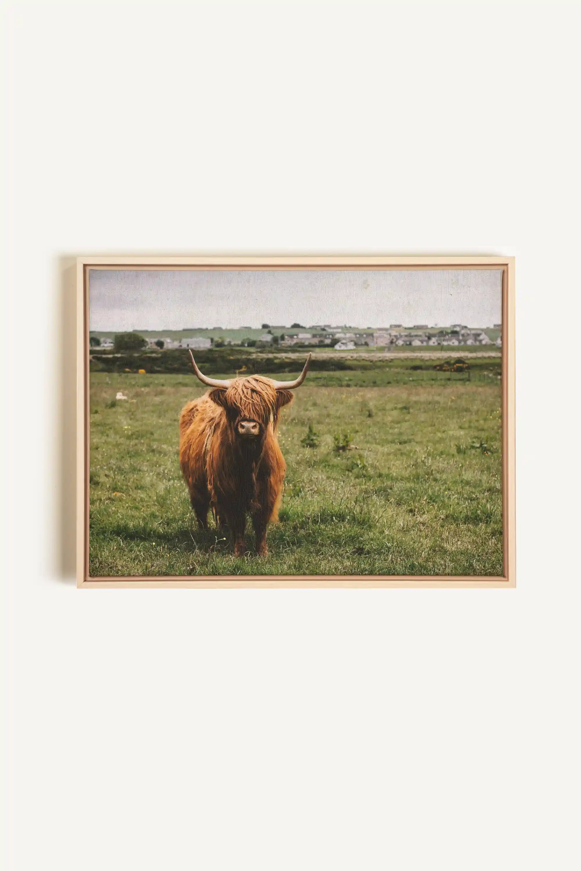 RUSTIC LEGEND, Oeuvre sur toile étirée, encadré Naturel Clair