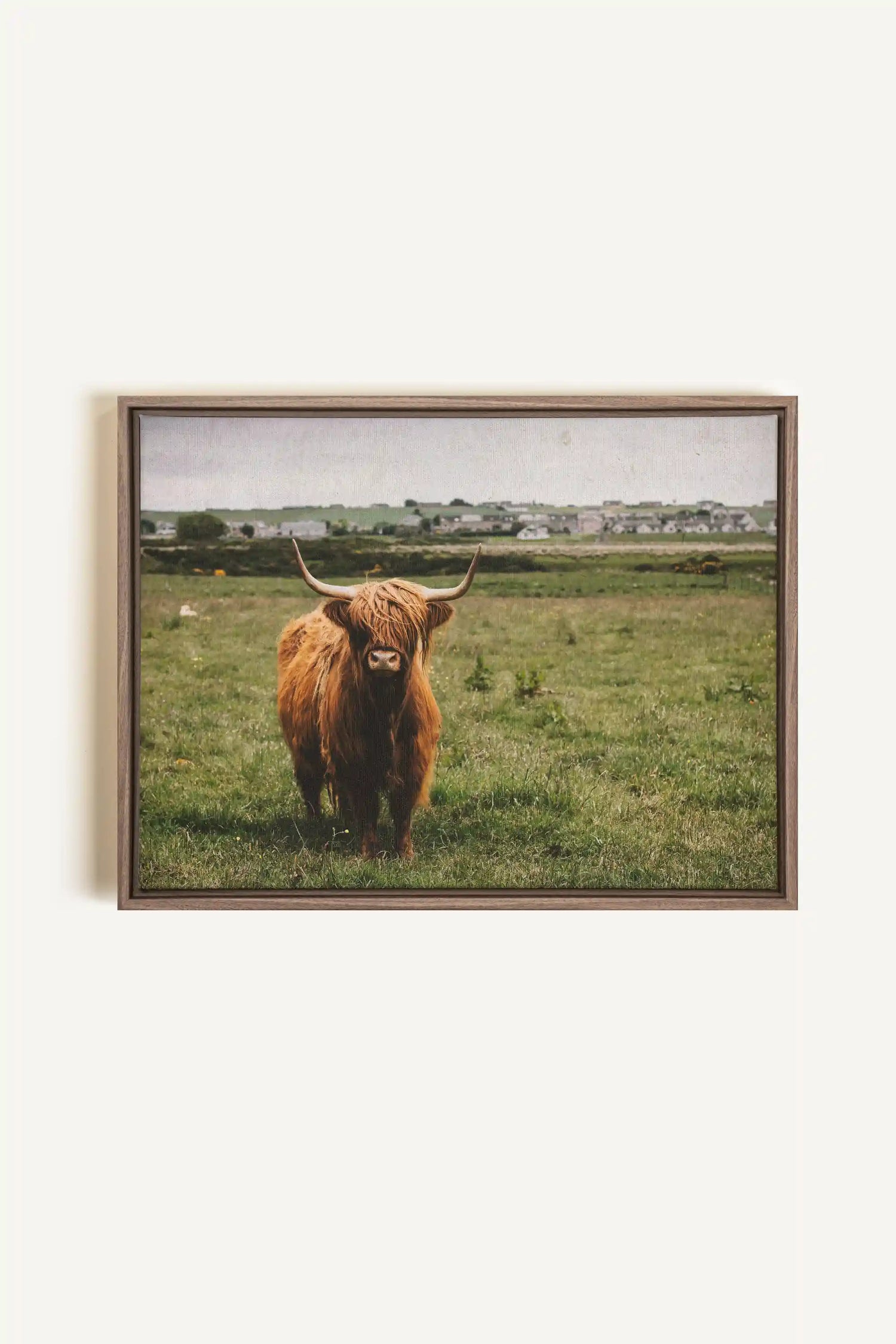 RUSTIC LEGEND, Oeuvre sur toile étirée, encadré Brun Chêne