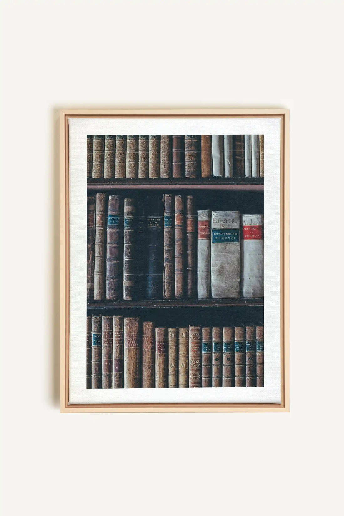 SAVOIR OCCULTE, Artwork on stretched canvas, framed Natural Light