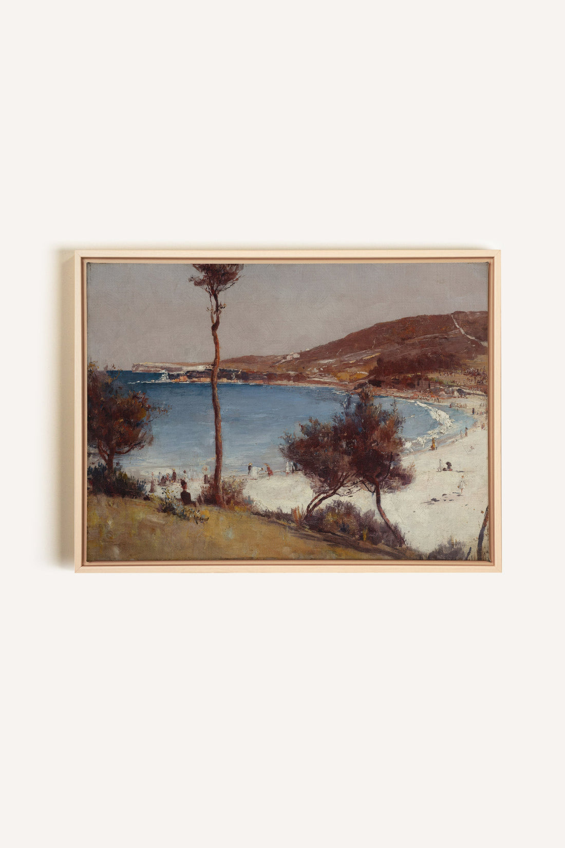 SEAFOAM MEMORIES, Artwork on stretched canvas, framed Natural Light