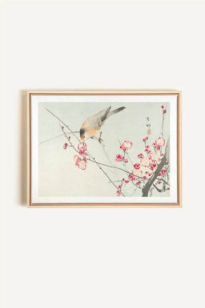 SONGBIRD, Artwork on stretched canvas, framed Natural Light