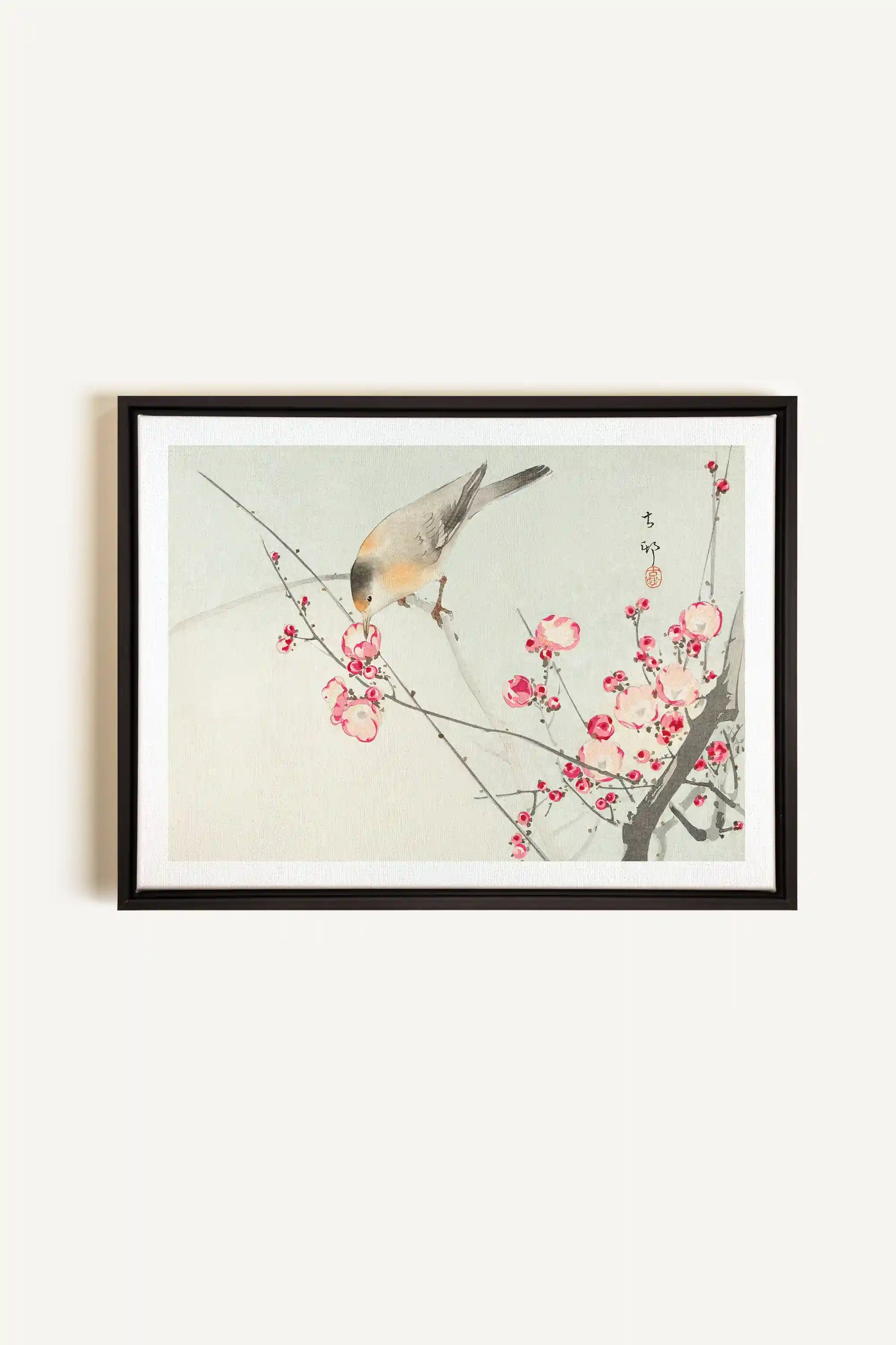 SONGBIRD, Oeuvre sur toile étirée, encadré Noir