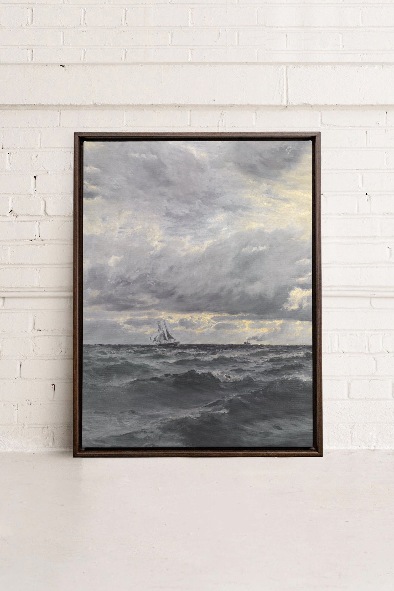 STORMY WATERS, Oeuvre sur toile étiré