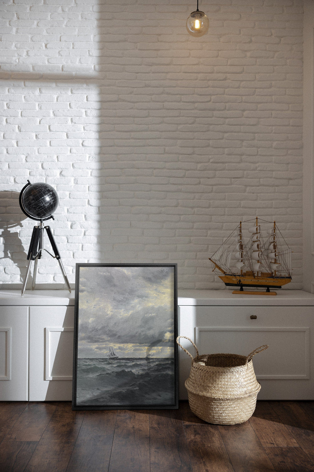 STORMY WATERS, Oeuvre sur toile étiré
