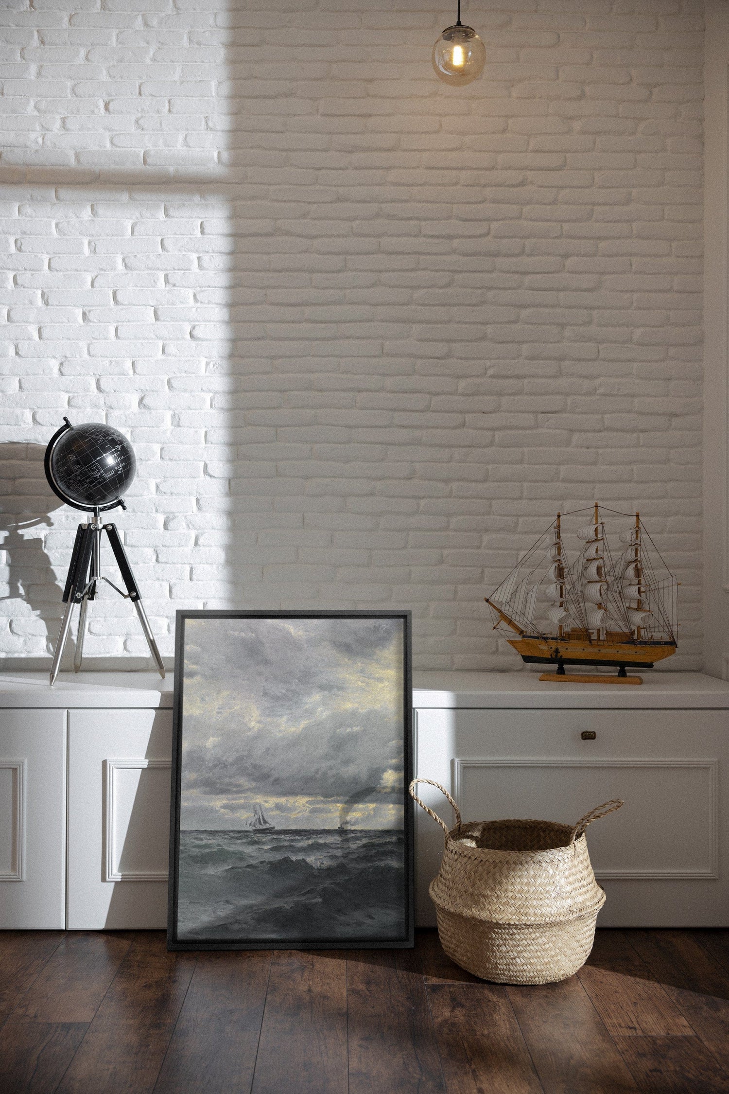 STORMY WATERS, Oeuvre sur toile étiré