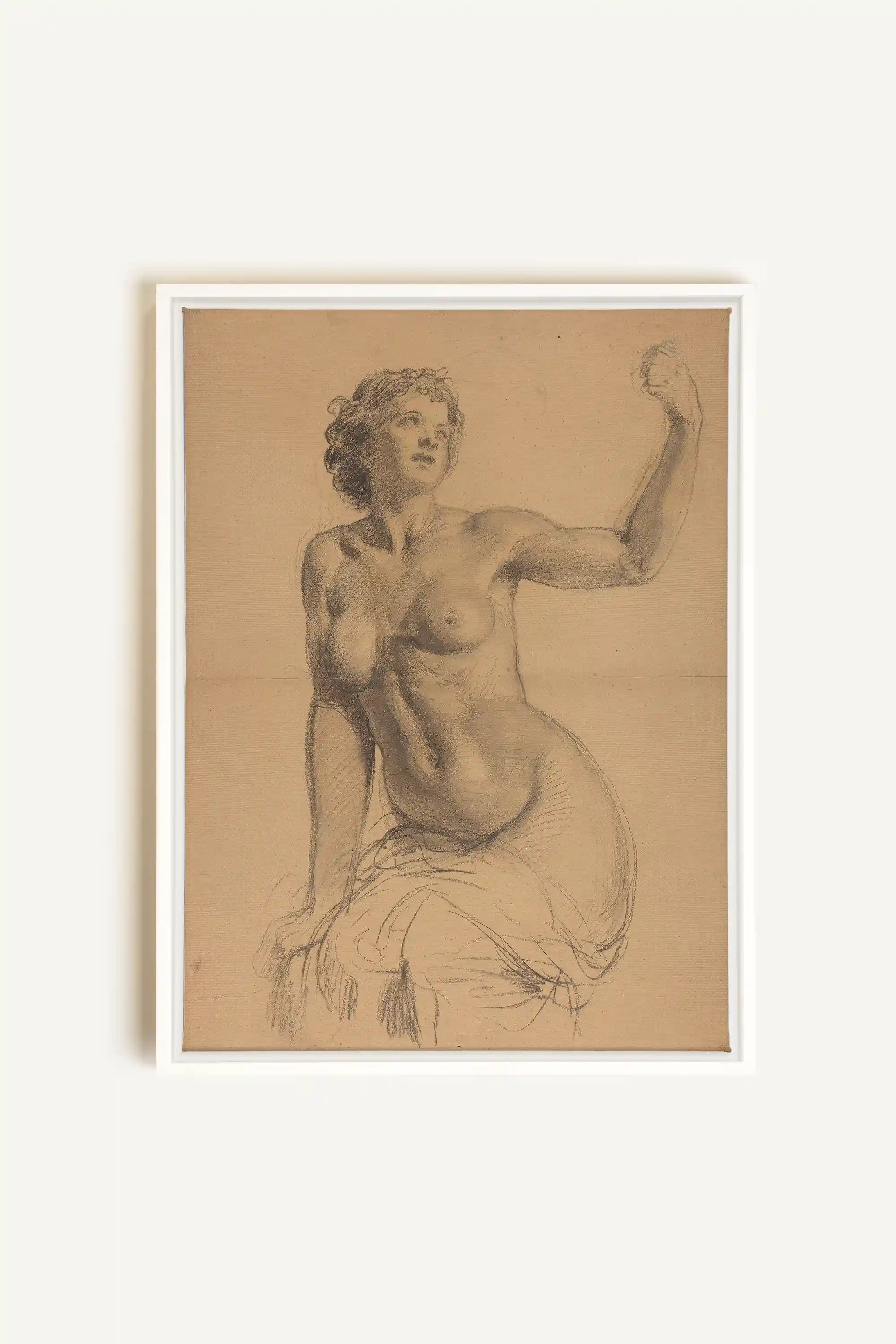 TIMELESS MUSE, Oeuvre sur toile étirée, encadré Blanc