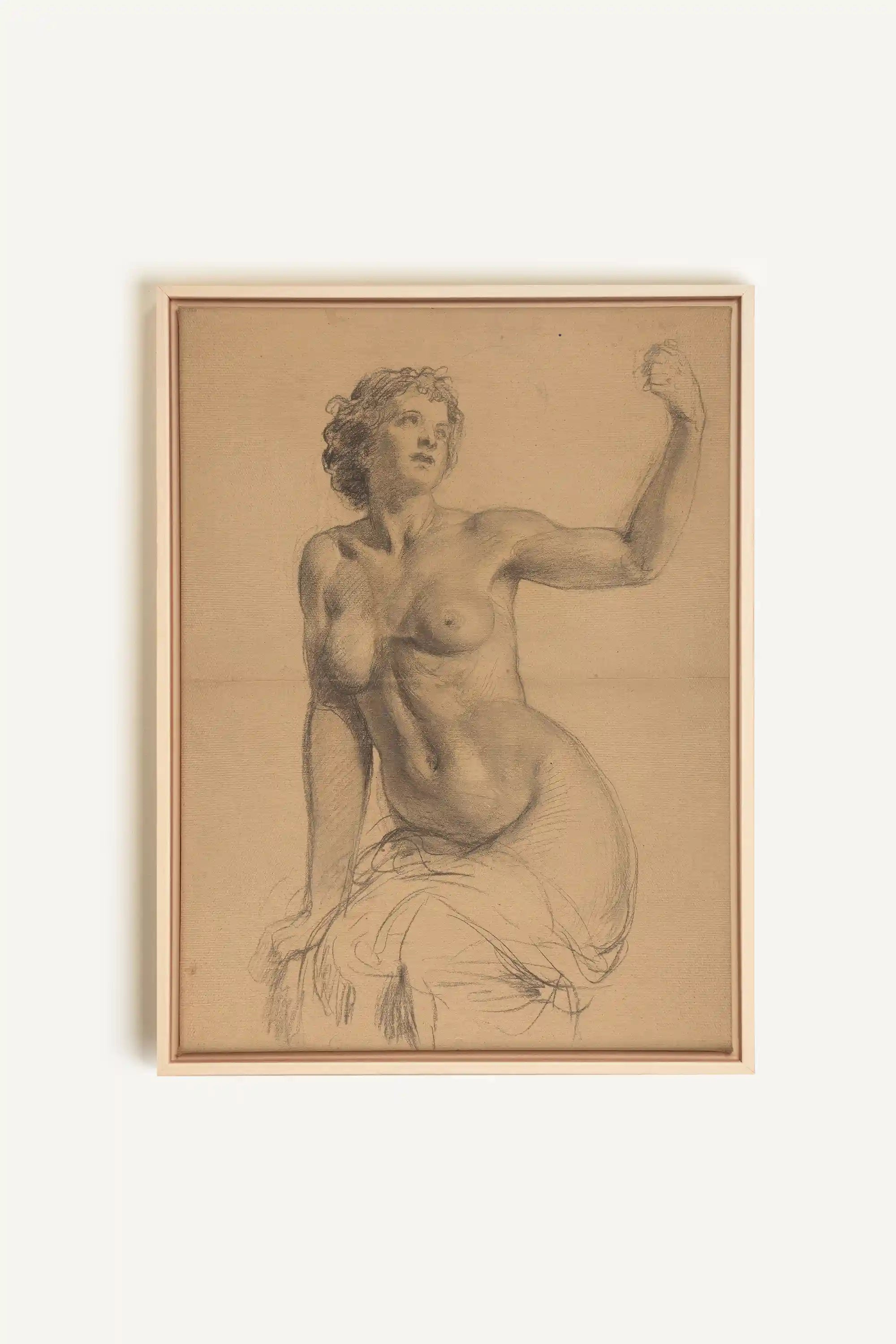 TIMELESS MUSE, Oeuvre sur toile étirée, encadré Naturel Clair