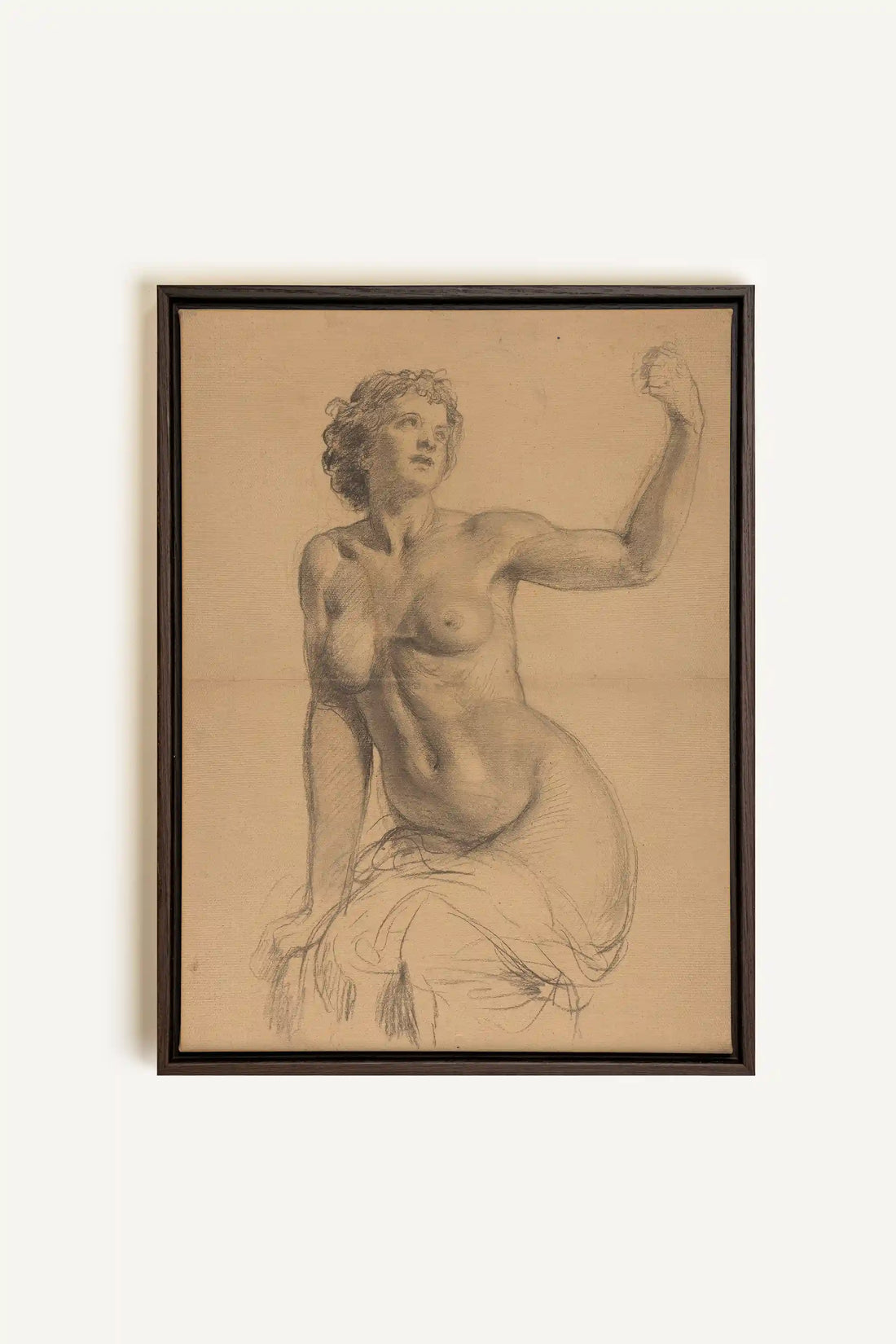 TIMELESS MUSE, Oeuvre sur toile étirée, encadré Brun Noyer