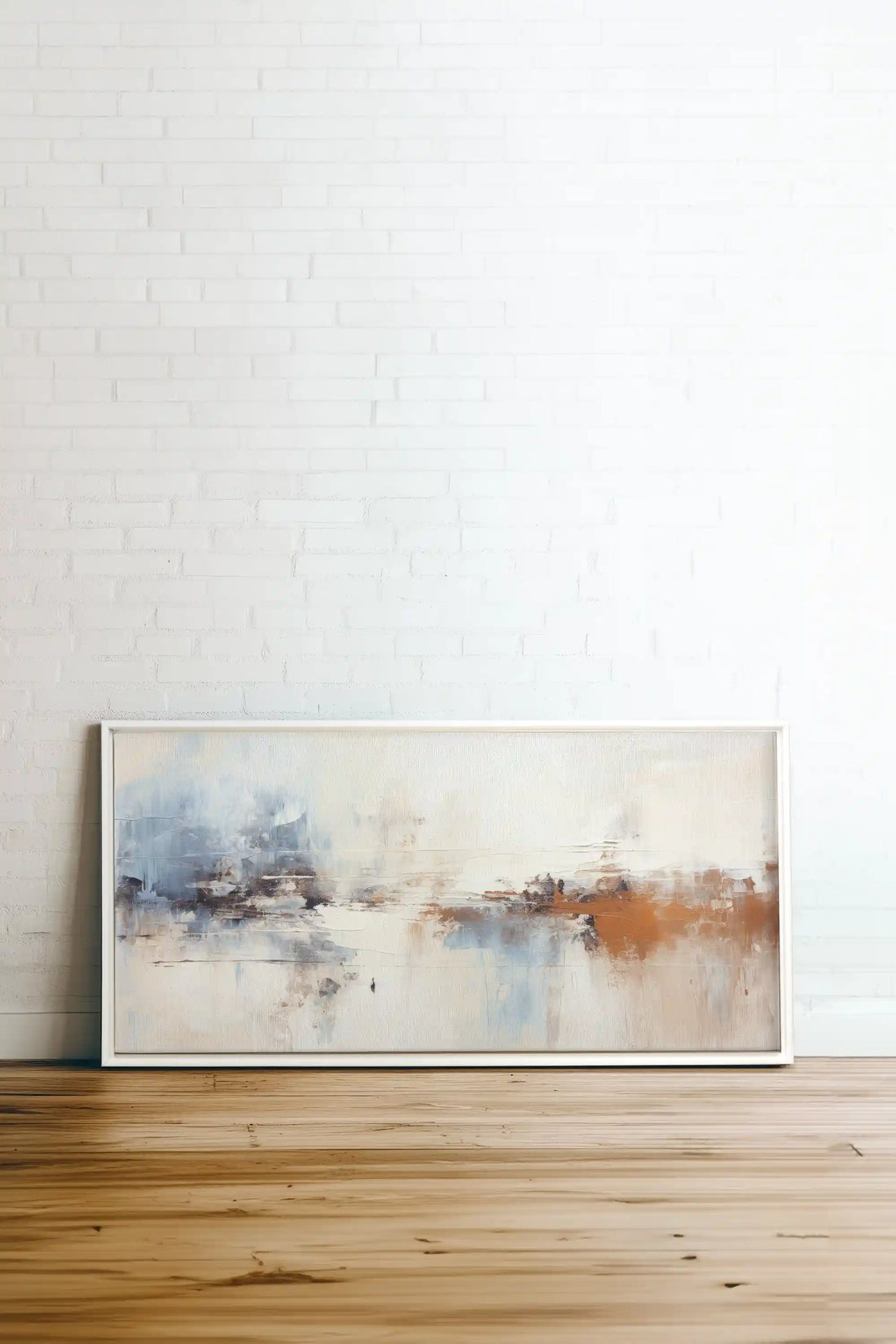 TIMELESS ART, Oeuvre sur toile étirée, encadré Blanc